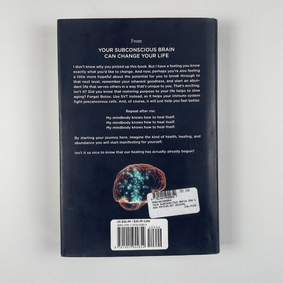 ๐ 3/$25 Your Subconscious Brain Can Change Your Life by Dr. Mike Dow | Hardcover - Picture 2 of 6